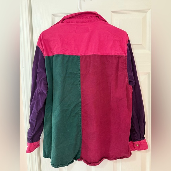 Colorblock Button-Up Shirt - Picture 5 of 6